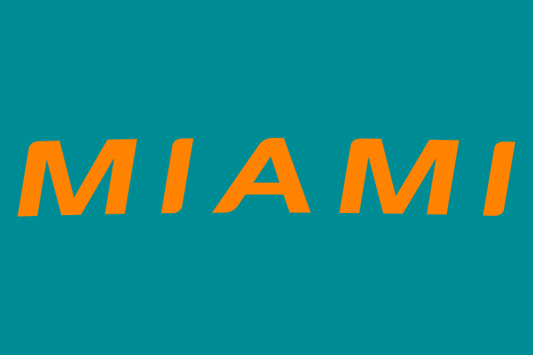 Miami Dolphins 2013-Pres Wordmark Logo 01 iron on paper